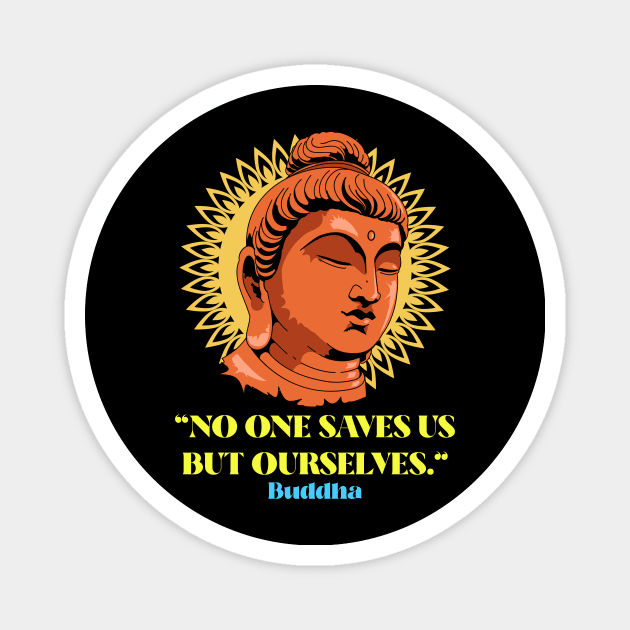 Buddha Buddhist Quote Magnet by Tip Top Tee's